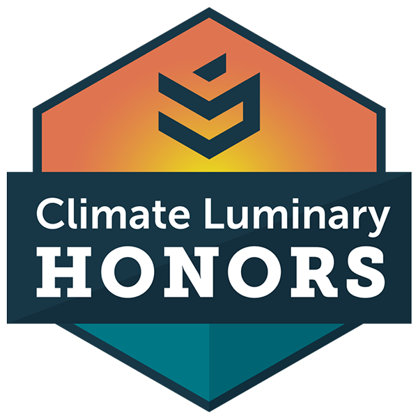 climate luminary honors badge